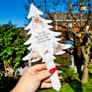 Christmas Tree Grave Stake