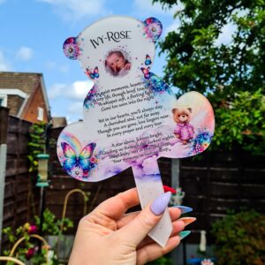 Baby Bear Grave Plaque