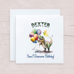 Dinosaur Party Card
